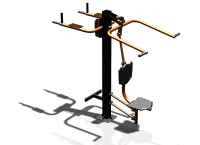 Уличный тренажер "Верхняя тяга Брусья Пресс" УТ339 в Самаре