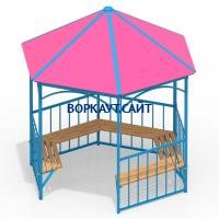 Беседка с лавками МАФ 4120 в Самаре