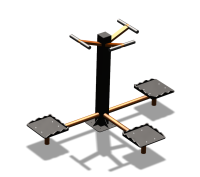 Уличный тренажер "Твистер тройной" УТ337 в Самаре