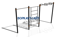 Спортивный комплекс воркаут ВС-129 в Самаре