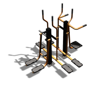 Уличный тренажер "Шпагат Маятник Лыжник двойной" УТ335 в Самаре