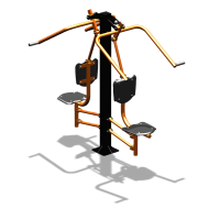 Уличный тренажер  "Верхняя тяга двойная"  УТ207 в Самаре