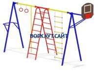 Гимнастический комплекс с баскетбольным щитом МАФ 3001 в Самаре