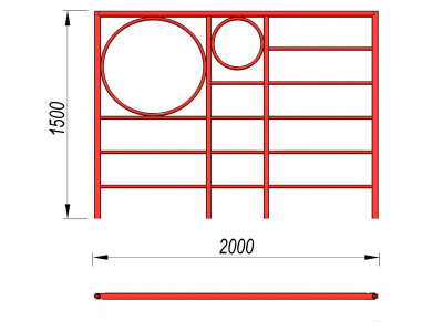 Шведская стенка с кольцами МАФ 3502 в Самаре