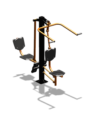 Уличный тренажер "Верхняя тяга Жим ногами" УТ322 в Самаре