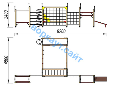 Детский спортивный комплекс ДСК 3102 в Самаре
