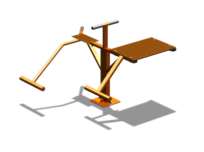 Уличный тренажер "Пресс Гиперэкстензия" УТ327 в Самаре