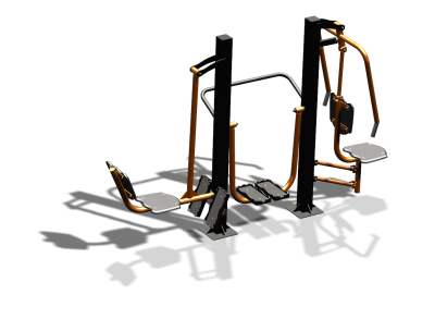Уличный тренажер "Жим ногами Шагомер Жим от груди" УТ333 в Самаре