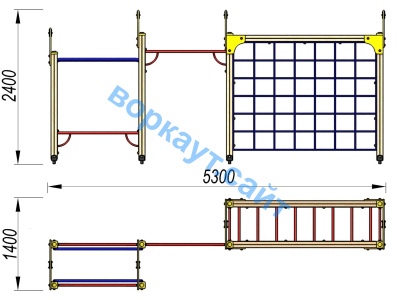 Детский спортивный комплекс Атлет ДСК 3106 в Самаре