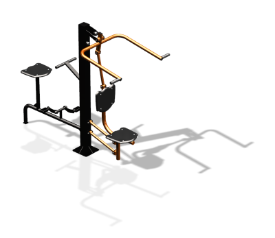 Уличный тренажер "Верхняя тяга Вело" УТ340 в Самаре