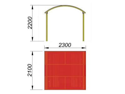 Навес судейский МАФ 4004 в Самаре
