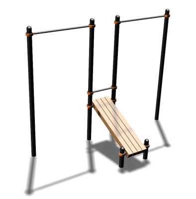 Воркаут турники со скамьей для пресса ВС-27 в Самаре