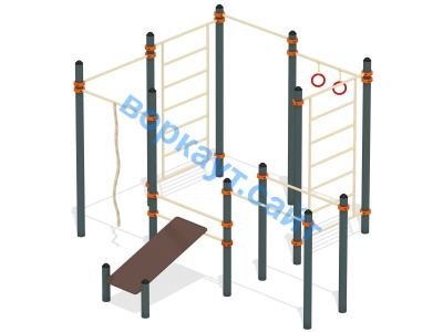 Спортивный комплекс воркаут ВС-47 в Самаре