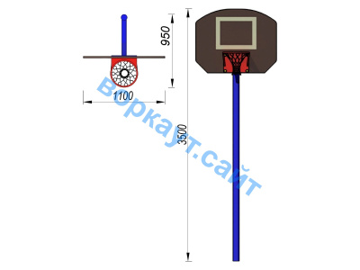 Баскетбольный щит СИО 3510 в Самаре