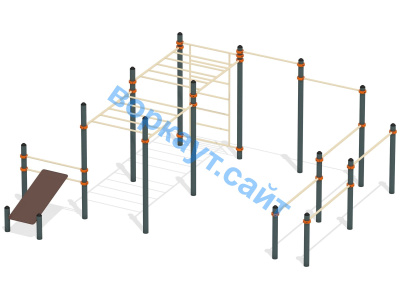 Спортивный комплекс воркаут ВС-50 в Самаре