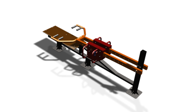 Силовой уличный тренажер  "Жим лежа"  УТ411 в Самаре