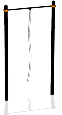 Турник с гимнастическим канатом ВС-34 в Самаре