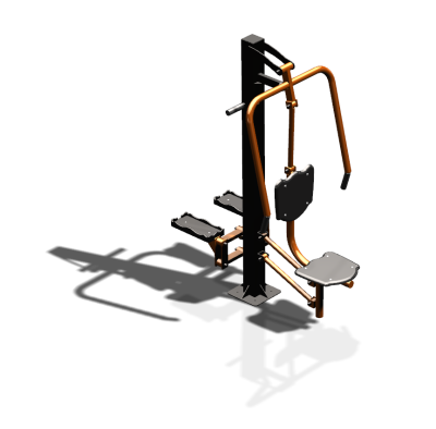 Уличный тренажер "Жим от груди Степпер" УТ342 в Самаре