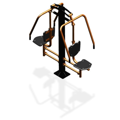 Уличный тренажер  "Жим от груди двойной" УТ204 в Самаре