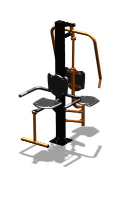 Уличный тренажер "Жим от груди Флекс" УТ324 в Самаре