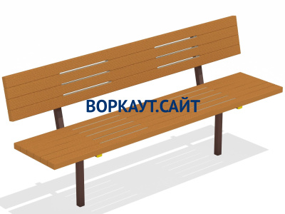 Диван уличный МАФ 1608 в Самаре