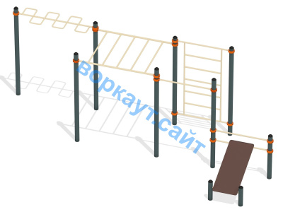 Спортивный комплекс воркаут ВС-45 в Самаре