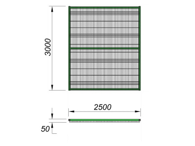 Ограждение спортивной площадки 2500х3000 МАФ 5103 в Самаре
