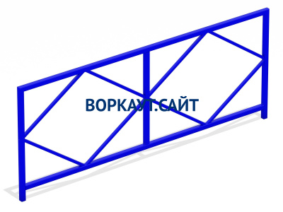 Ограждение площадки МАФ 5001 в Самаре