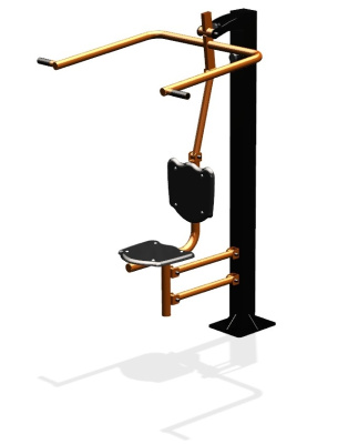 Уличный тренажер "Верхняя тяга одинарный" УТ 114 в Самаре