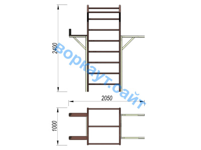 Детский спортивный комплекс 3 в 1 ДСК 3103 в Самаре