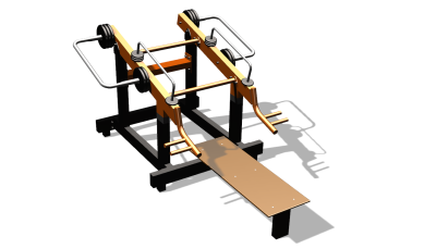 Силовой уличный тренажер  "Жим от груди"  УТ422 в Самаре