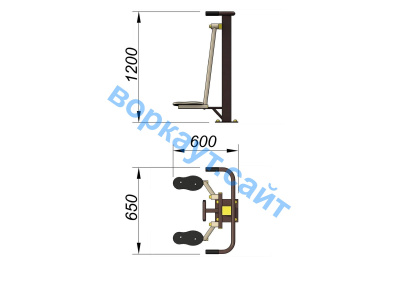 Уличный тренажер Атлетический комплекс УТ 010 в Самаре