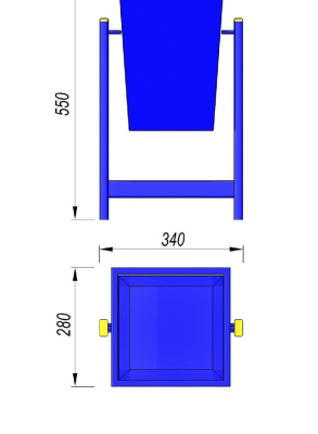 Урна МАФ 1630 в Самаре