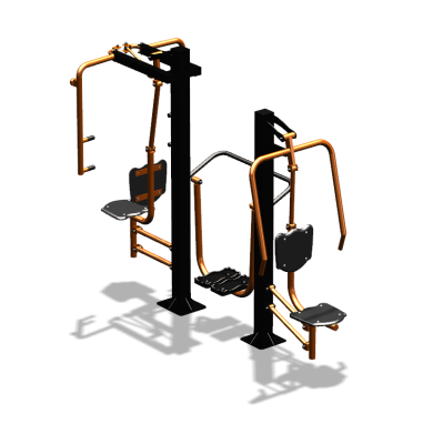 Уличный тренажер "Жим от себя Шагомер Баттерфляй" УТ303 в Самаре