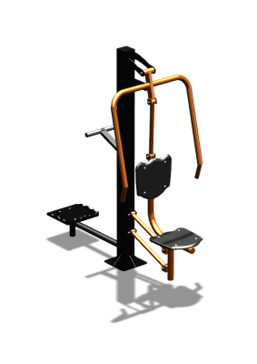 Уличный тренажер "Жим от груди Твистер" УТ328 в Самаре