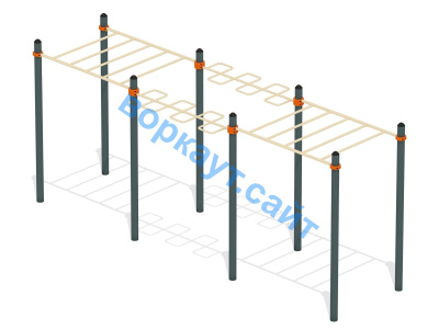 Воркаут комплекс рукоходов ВС-22 в Самаре