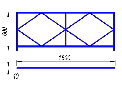 Ограждение площадки МАФ 5001 в Самаре