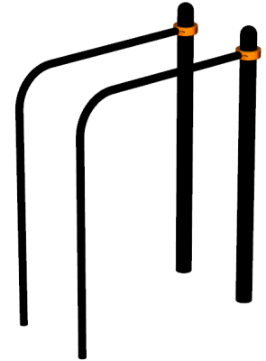 Воркаут брусья приставные ВС-39 в Самаре