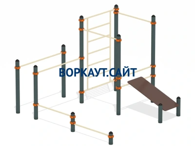 Спортивный комплекс воркаут ВС-43 в Самаре