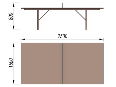 Теннисный стол МАФ 3517 в Самаре