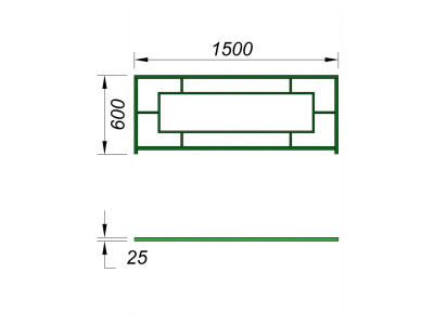 Ограждение площадки МАФ 5000 в Самаре