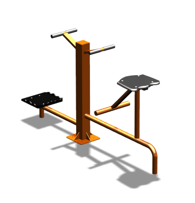 Уличный тренажер "Твистер стоя Твистер сидя" УТ323 в Самаре