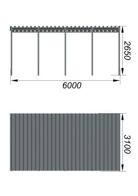 Теневой навес трибун МАФ 4130 в Самаре