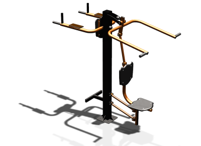 Уличный тренажер "Верхняя тяга Брусья Пресс" УТ339 в Самаре