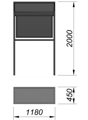 Информационный стенд МАФ 6006 в Самаре